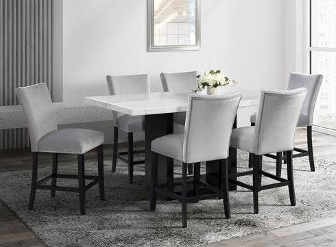 Valentino 7 Piece Counter Height Dining Set