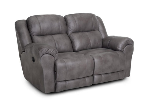 Croft Colt Smoke Reclining Loveseat - WCC Furniture & Mattress Center Lafayette & Lake Charles