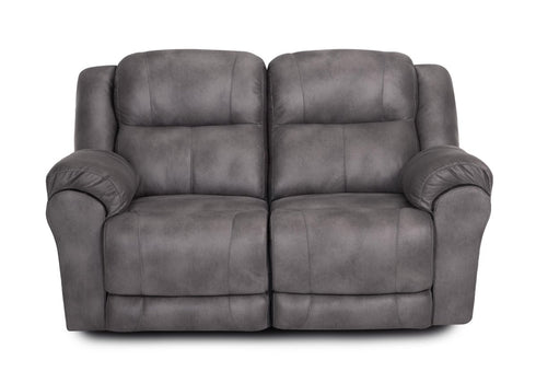 Croft Colt Smoke Reclining Loveseat - WCC Furniture & Mattress Center Lafayette & Lake Charles