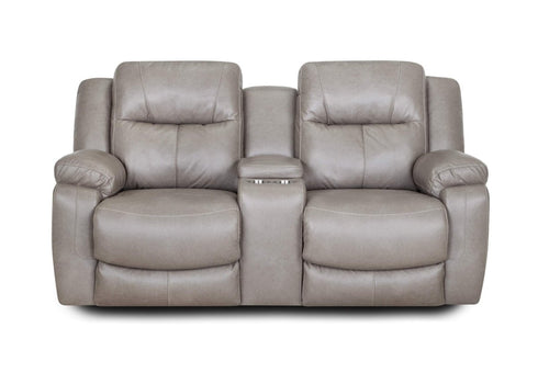 Culver Rogue Sterling Power Reclining Loveseat w/ Console - WCC Furniture & Mattress Center Lafayette & Lake Charles