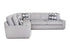 Cyclone Dove Sectional - WCC Furniture & Mattress Center Lafayette & Lake Charles