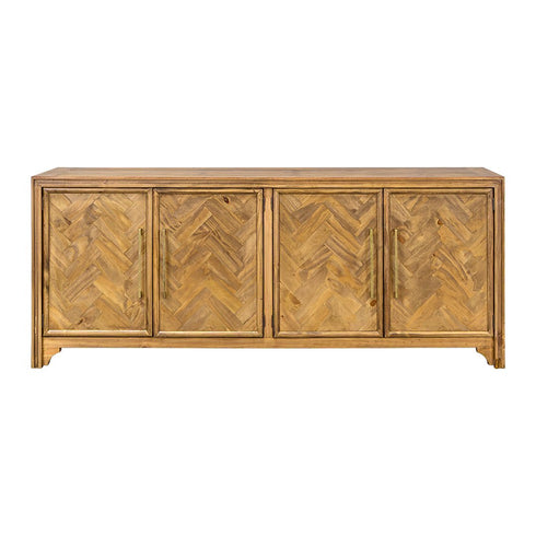 Dallas Wheat 4 Door Console - WCC Furniture & Mattress Center Lafayette & Lake Charles