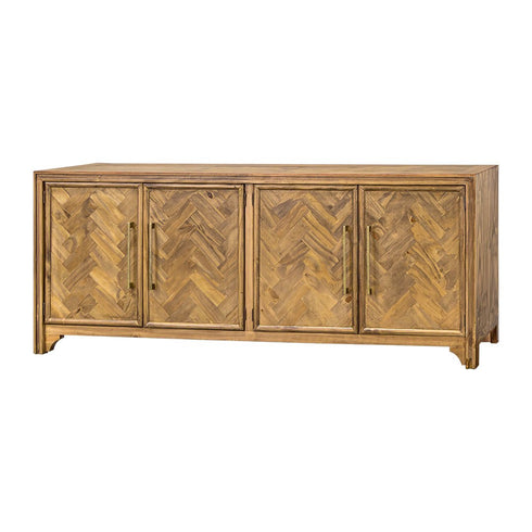 Dallas Wheat 4 Door Console - WCC Furniture & Mattress Center Lafayette & Lake Charles