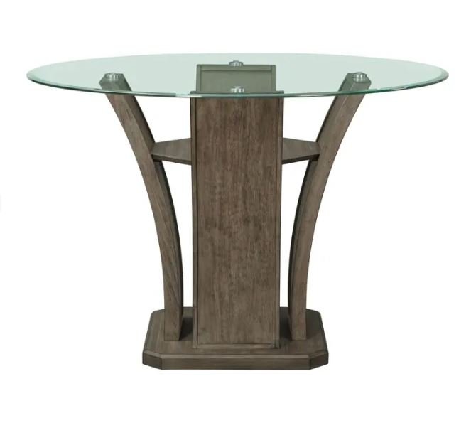 Dapper 5 Piece Grey Counter Height Dining set – WCC Furniture ...