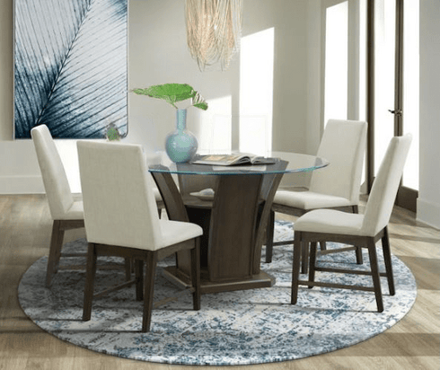 Dapper 5 Piece Grey Dining set - WCC Furniture & Mattress Center Lafayette & Lake Charles
