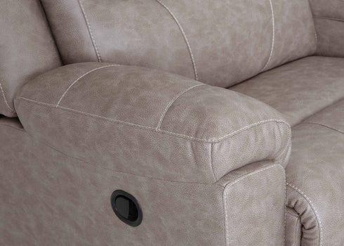 Davenport Duvall Greige Reclining Sectional - WCC Furniture & Mattress Center Lafayette & Lake Charles