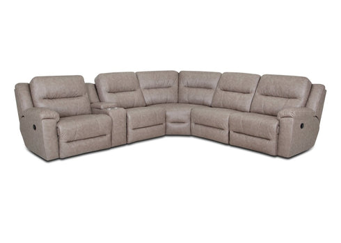 Davenport Duvall Greige Reclining Sectional - WCC Furniture & Mattress Center Lafayette & Lake Charles