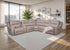 Davenport Duvall Greige Reclining Sectional - WCC Furniture & Mattress Center Lafayette & Lake Charles