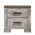 Millers Cove Two-Tone Grey Nightstand