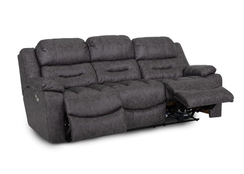 Decker Easter Slate Reclining Sofa - WCC Furniture & Mattress Center Lafayette & Lake Charles