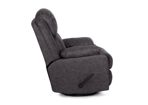 Decker Easter Slate Swivel Glider Recliner - WCC Furniture & Mattress Center Lafayette & Lake Charles