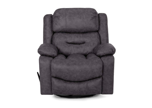 Decker Easter Slate Swivel Glider Recliner - WCC Furniture & Mattress Center Lafayette & Lake Charles