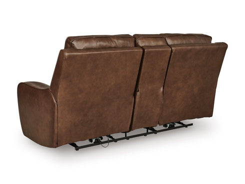 DeepWakes Canyon Power Reclining Loveseat w/ Console - WCC Furniture & Mattress Center Lafayette & Lake Charles