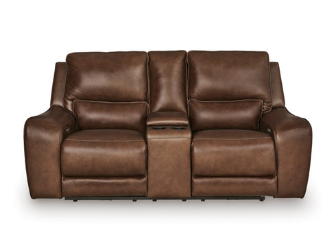 DeepWakes Canyon Power Reclining Loveseat w/ Console - WCC Furniture & Mattress Center Lafayette & Lake Charles