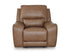 DeepWakes Caramel Power Recliner w/ ADJ Headrest - WCC Furniture & Mattress Center Lafayette & Lake Charles