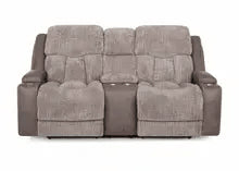 Denali Two - Tone Power Reclining Sofa & Loveseat w/ Massage - WCC Furniture & Mattress Center Lafayette & Lake Charles
