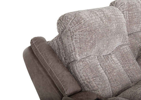Denali Two - Tone Power Reclining Sofa w/ Massage - WCC Furniture & Mattress Center Lafayette & Lake Charles