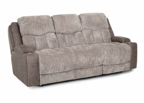 Denali Two - Tone Power Reclining Sofa w/ Massage - WCC Furniture & Mattress Center Lafayette & Lake Charles