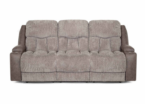 Denali Two - Tone Power Reclining Sofa w/ Massage - WCC Furniture & Mattress Center Lafayette & Lake Charles