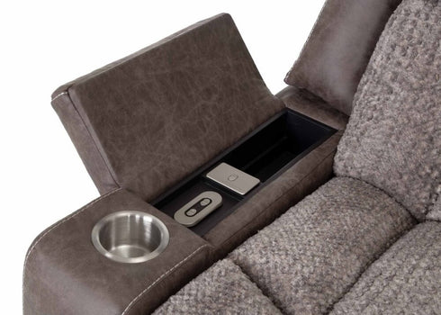 Denali Two - Tone Power Rocker Recliner w/ Massage - WCC Furniture & Mattress Center Lafayette & Lake Charles