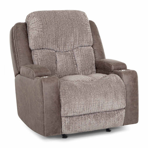 Denali Two-Tone Power Rocker Recliner w/ Massage