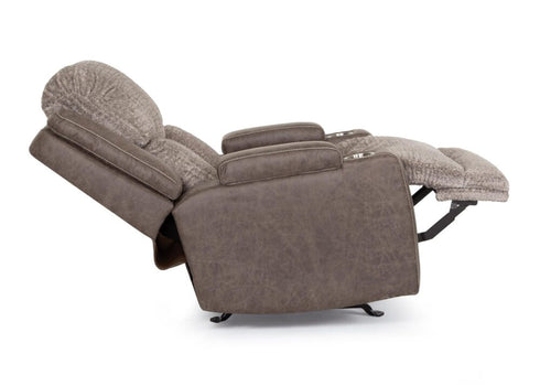 Denali Two-Tone Power Rocker Recliner w/ Massage