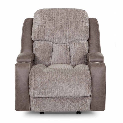 Denali Two-Tone Power Rocker Recliner w/ Massage