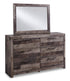 Derekson Multi - Gray Dresser & Mirror - WCC Furniture & Mattress Center Lafayette & Lake Charles