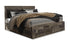 Derekson Multi-Gray King Platform Storage Bed w/ 6 Drawers - WCC Furniture & Mattress Center Lafayette & Lake Charles