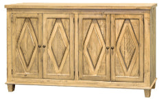 Diamond 4 Door Curio Cabinent - WCC Furniture & Mattress Center Lafayette & Lake Charles