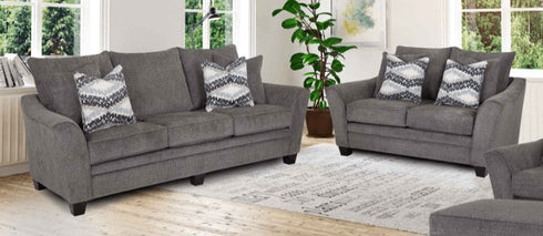Eastbrook Shasta Charcoal Sofa & Loveseat - WCC Furniture & Mattress Center Lafayette & Lake Charles