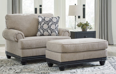 Elbiani Oversized Chair & Ottoman - WCC Furniture & Mattress Center Lafayette & Lake Charles