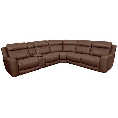 Ellsworth Autumn Umber 6 Piece Power Reclining Sectional - WCC Furniture & Mattress Center Lafayette & Lake Charles