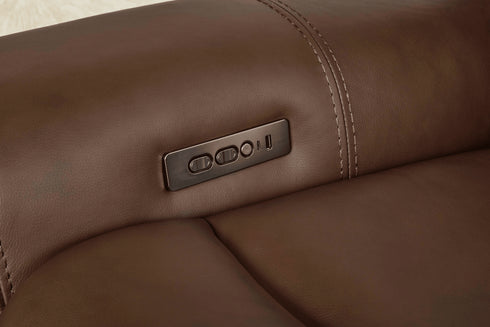 Ellsworth Autumn Umber Power Recliner - WCC Furniture & Mattress Center Lafayette & Lake Charles