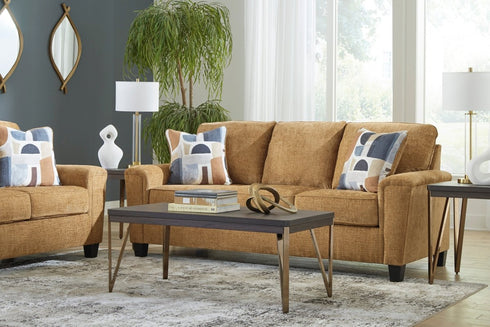 Erinslane Honey Sofa & Loveseat - WCC Furniture & Mattress Center Lafayette & Lake Charles