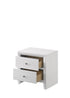 Evan White Nightstand - WCC Furniture & Mattress Center Lafayette & Lake Charles