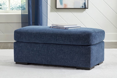 Evansley Navy Ottoman - WCC Furniture & Mattress Center Lafayette & Lake Charles