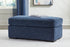Evansley Navy Ottoman - WCC Furniture & Mattress Center Lafayette & Lake Charles