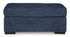 Evansley Navy Ottoman - WCC Furniture & Mattress Center Lafayette & Lake Charles