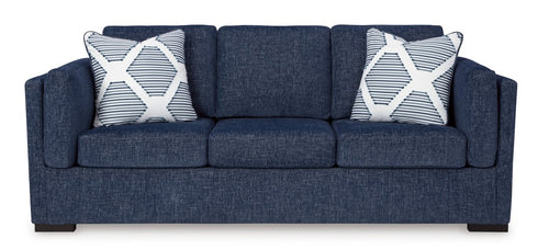 Evansley Navy Sofa & Loveseat - WCC Furniture & Mattress Center Lafayette & Lake Charles
