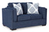 Evansley Navy Sofa & Loveseat - WCC Furniture & Mattress Center Lafayette & Lake Charles