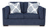 Evansley Navy Sofa & Loveseat - WCC Furniture & Mattress Center Lafayette & Lake Charles