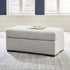 Evansley Pewter Ottoman - WCC Furniture & Mattress Center Lafayette & Lake Charles