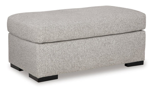 Evansley Pewter Ottoman - WCC Furniture & Mattress Center Lafayette & Lake Charles