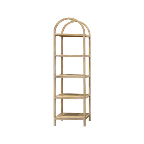 Everit Brushed Natural Bookcase - WCC Furniture & Mattress Center Lafayette & Lake Charles