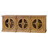 Everton Smooth Pecan 6 Door Console - WCC Furniture & Mattress Center Lafayette & Lake Charles