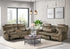 Sorrento Brown Reclining Sofa & Loveseat