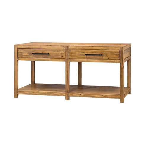 Findley Wheat 2 Drawer Sofa Table - WCC Furniture & Mattress Center Lafayette & Lake Charles