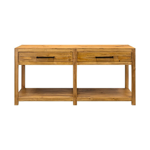 Findley Wheat 2 Drawer Sofa Table - WCC Furniture & Mattress Center Lafayette & Lake Charles