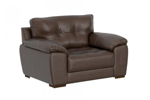 Finn Espresso Chair & a Half - WCC Furniture & Mattress Center Lafayette & Lake Charles